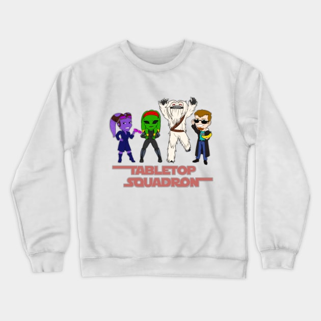 The Squad Crewneck Sweatshirt by TabletopSquadron
